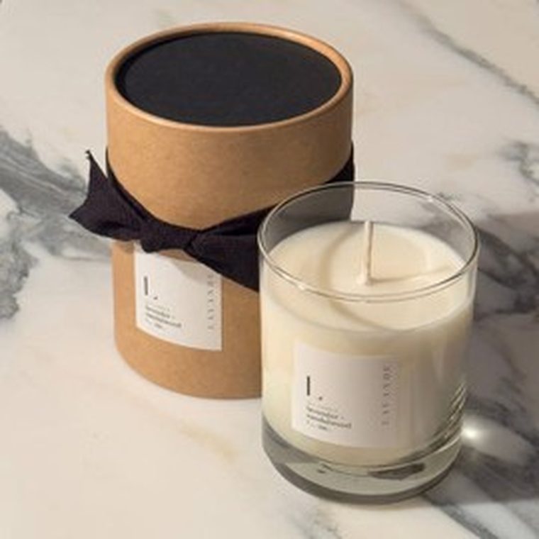 Lavender and sandalwood soy candle by Lavande